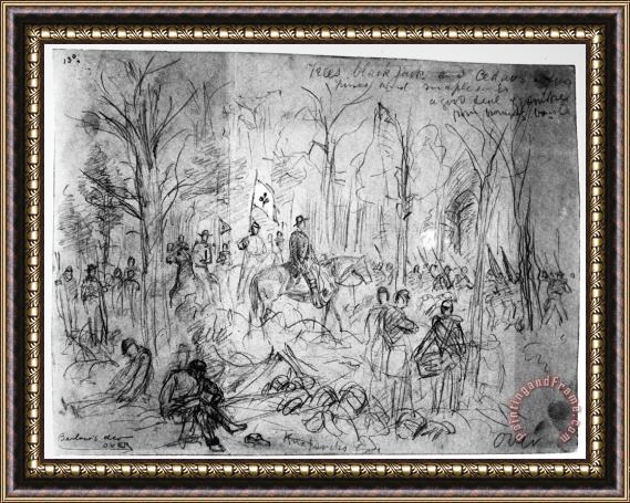 Others Civil War: Wilderness Framed Print