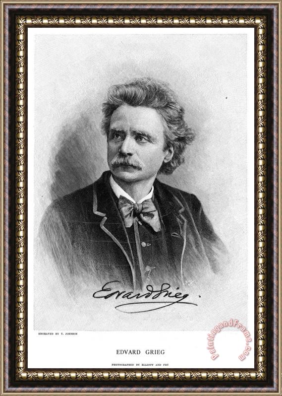 Others Edvard Grieg (1843-1907) Framed Print