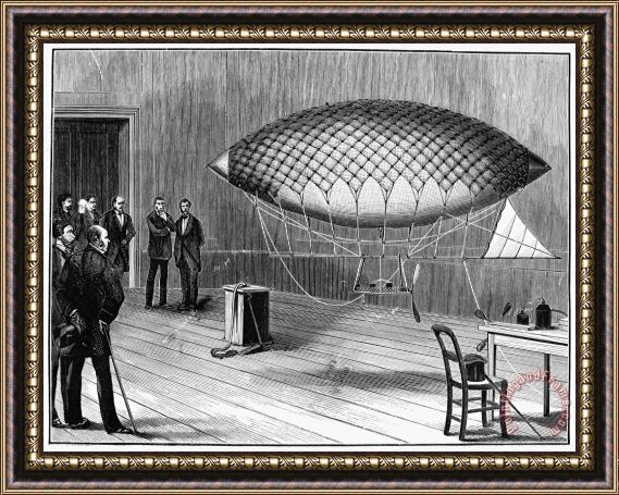 Others Electric Flying Machine Framed Print