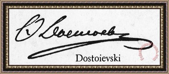 Others Fedor Dostoevski (1821-1881) Framed Print