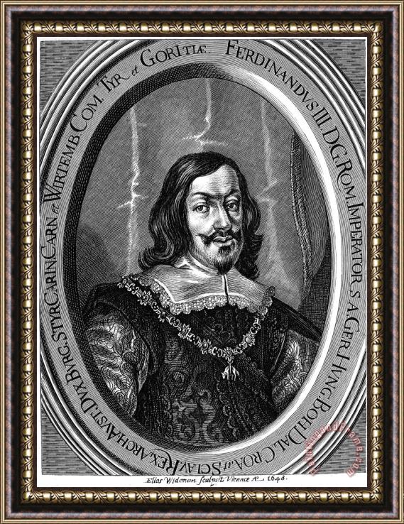 Others Ferdinand IIi (1608-1657) Framed Painting