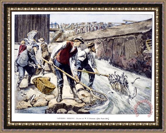Others Fishing, 1887 Framed Painting