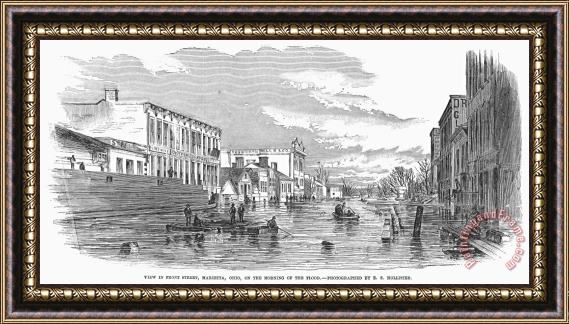 Others Floods: Marietta, 1860 Framed Print