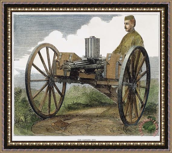 Others Gatling Gun, 1872 Framed Print