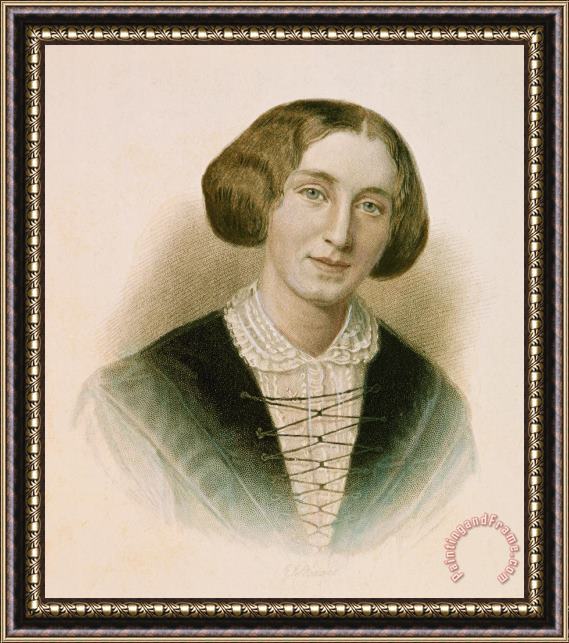 Others George Eliot (1819-1880) Framed Painting