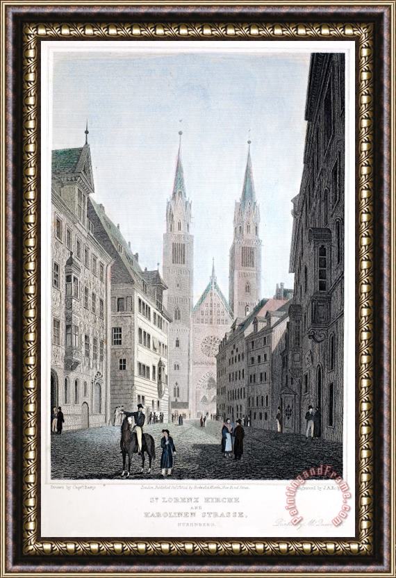 Others Germany: Nuremberg, 1822 Framed Print