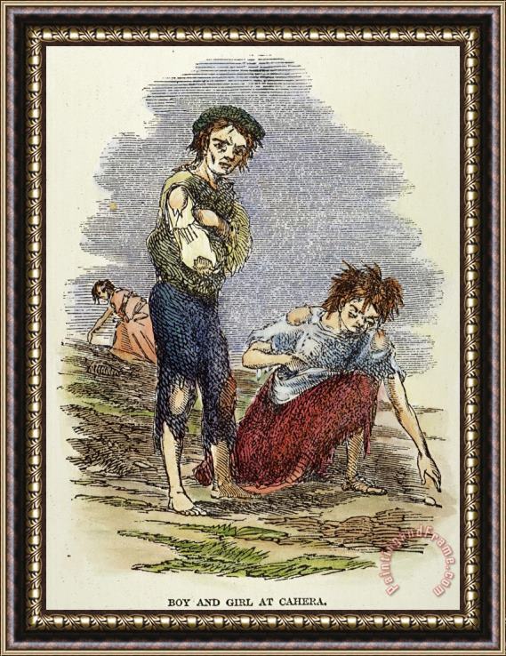 Others GREAT POTATO FAMINE, 1840s Framed Print