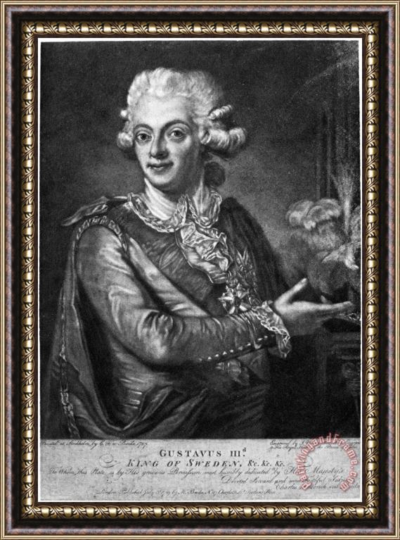 Others Gustavus IIi (1746-1792) Framed Painting