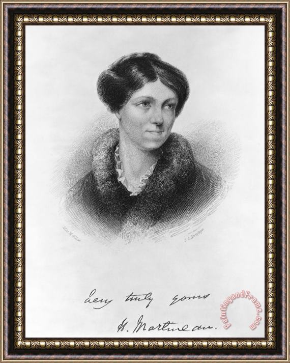 Others Harriet Martineau Framed Painting