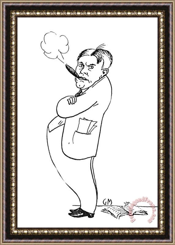 Others Henry Louis Mencken Framed Painting