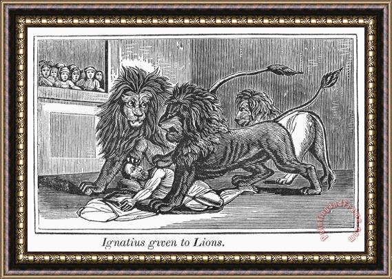 Others IGNATIUS OF ANTIOCH (c35-110) Framed Print