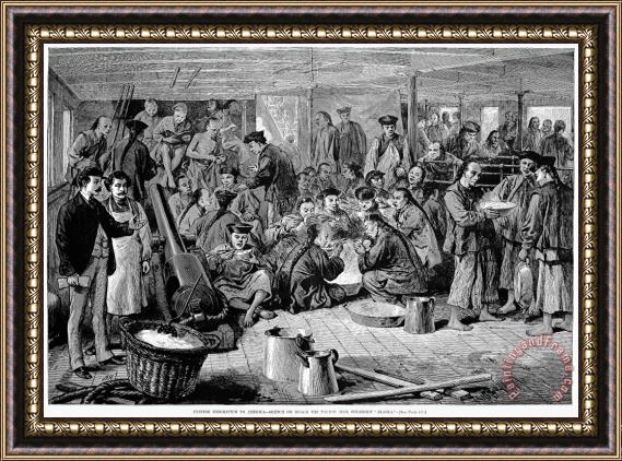 Others Immigrants: Chinese, 1876 Framed Painting