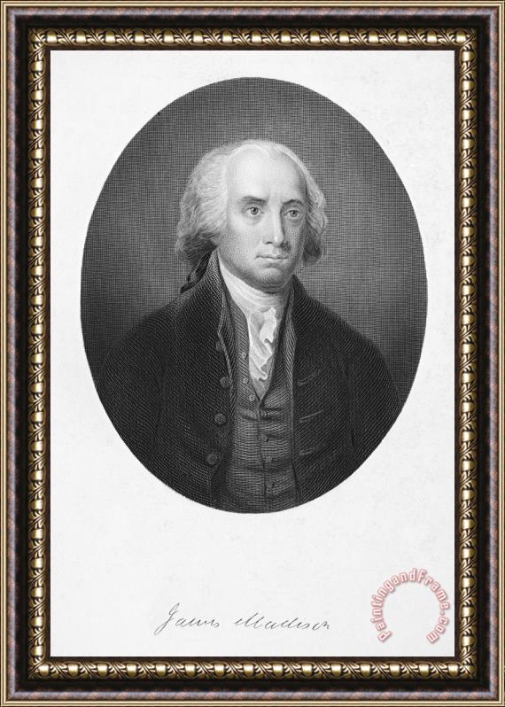 Others James Madison (1751-1836) Framed Painting