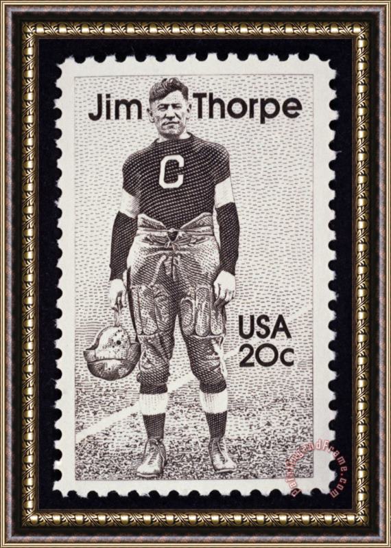 Others Jim Thorpe (1888-1953) Framed Painting