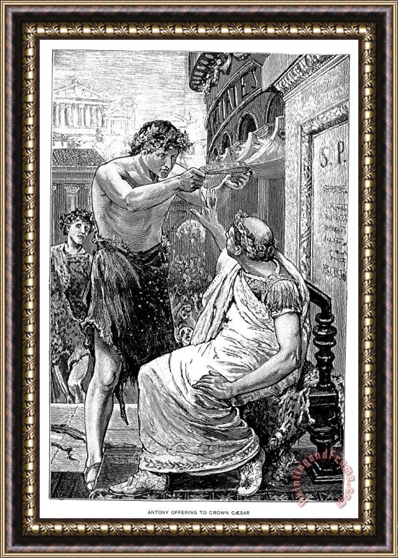 Others Julius Caesar (100-44 B.c.) Framed Print