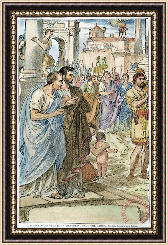 Others Julius Caesar (100 B.c-44 B.c.) Framed Print