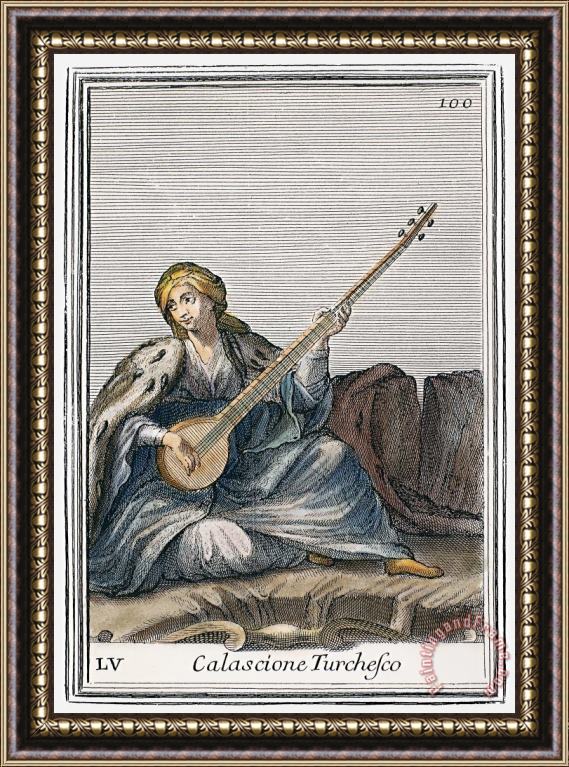 Others Long Lute, 1723 Framed Painting