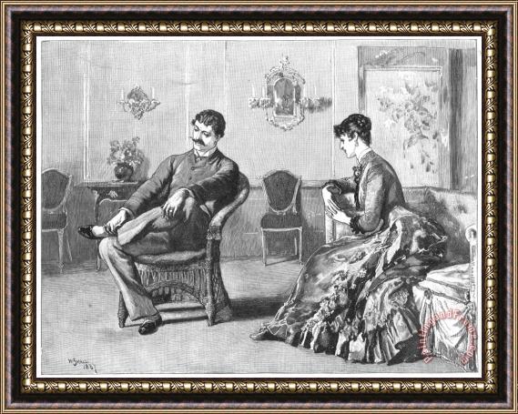 Others LOVE, 19th CENTURY Framed Painting