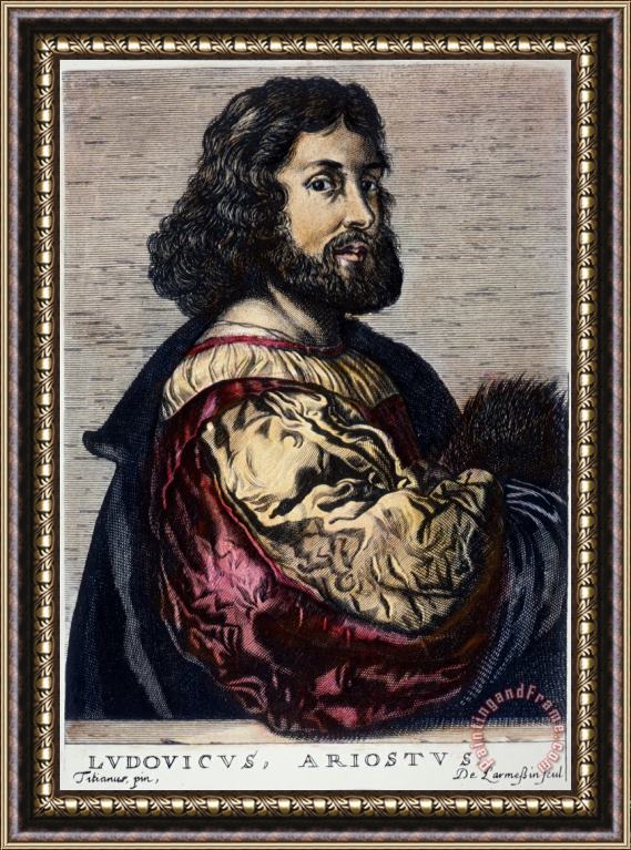 Others Ludovico Ariosto Framed Painting