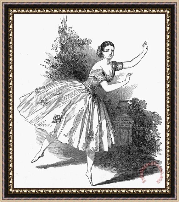Others Marie Taglioni (1804-1884) Framed Painting