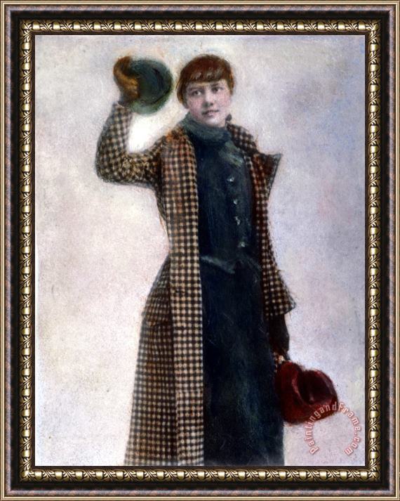 Others Nellie Bly (1867-1922) Framed Painting