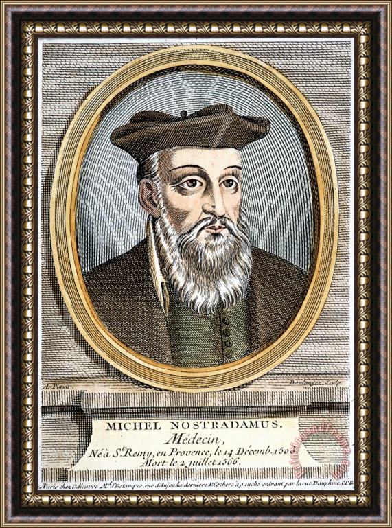 Others Nostradamus (1503-1566) Framed Print