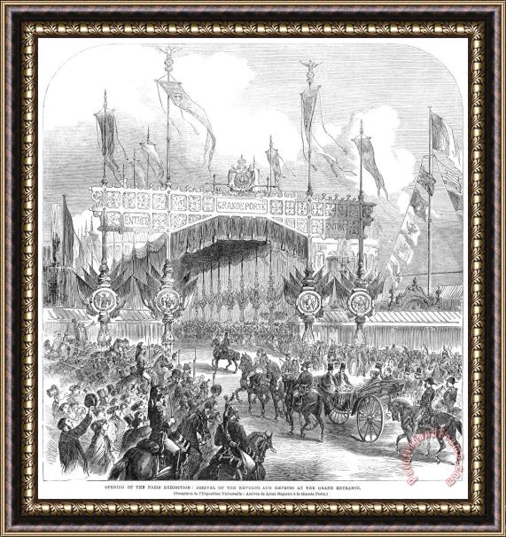 Others Paris Exposition, 1855 Framed Painting