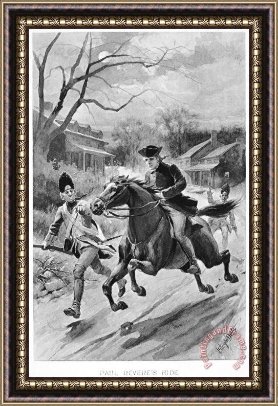 Others Paul Reveres Ride Framed Print