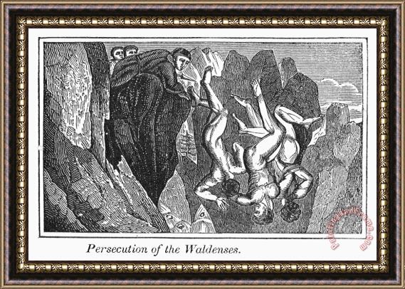 Others Persecution Of Waldenses Framed Print