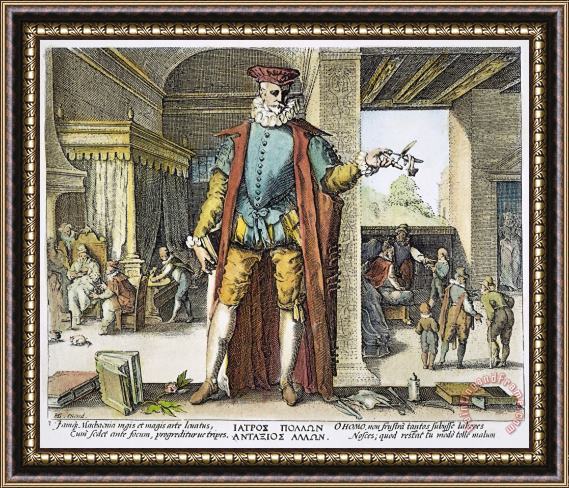 Others Physician As Man Framed Print