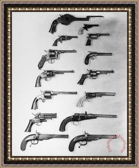 Others Pistols And Revolvers Framed Painting