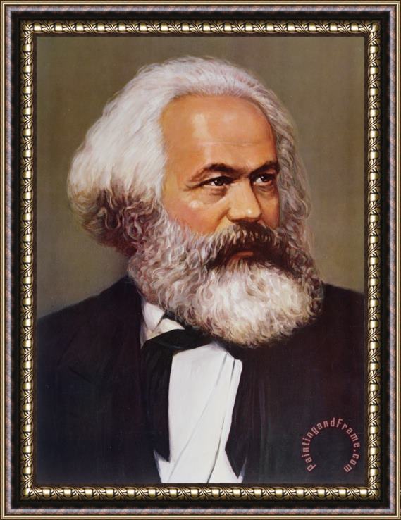 Others Portrait of Karl Marx Framed Painting