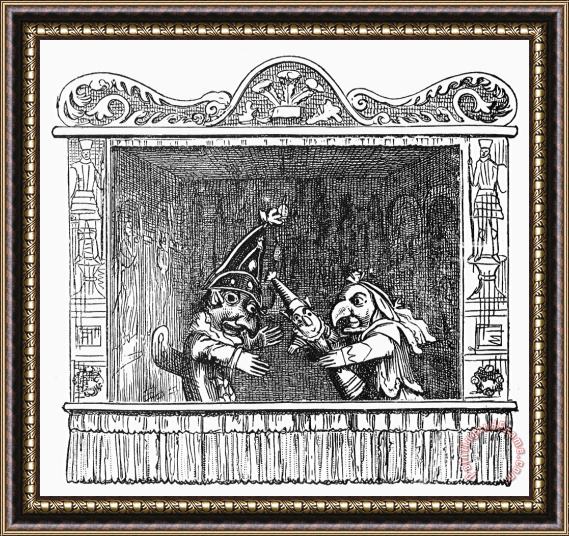 Others Punch And Judy Framed Print