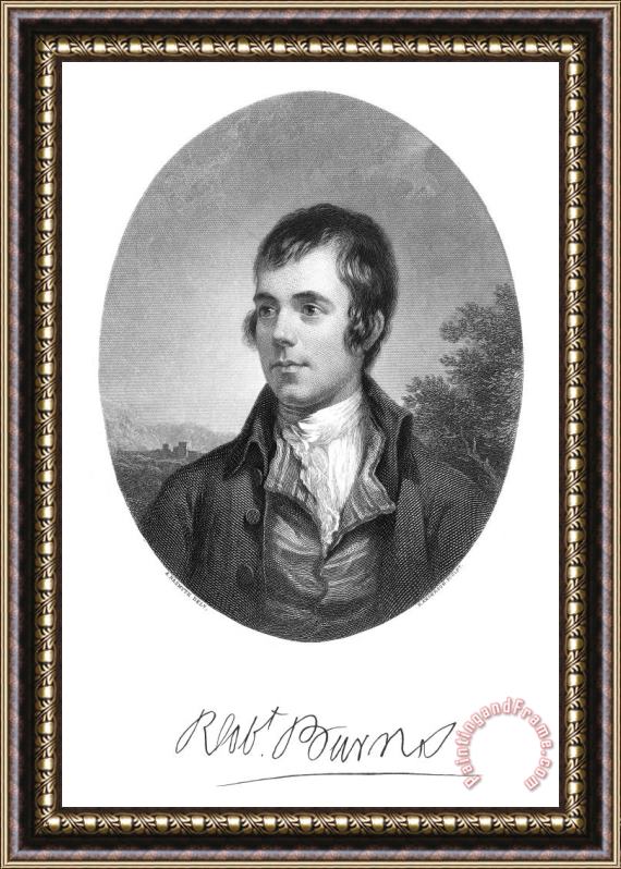 Others Robert Burns (1759-1796) Framed Painting
