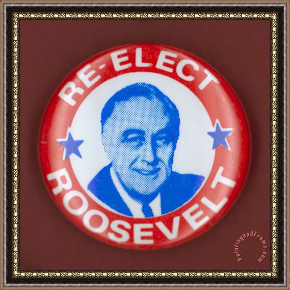Others Roosevelt Button Framed Print