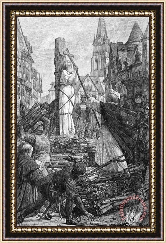 Others Saint Joan Of Arc Framed Painting