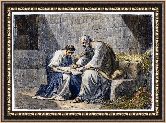 Others Saint Paul In Prison Framed Print