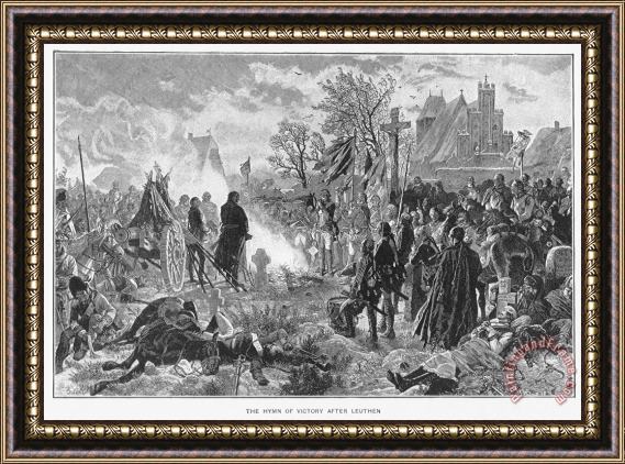 Others Seven Years War (1756-63) Framed Painting
