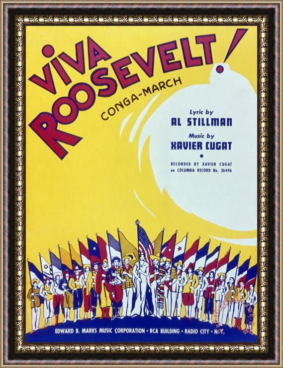 Others Sheet Music Cover, 1942 Framed Painting