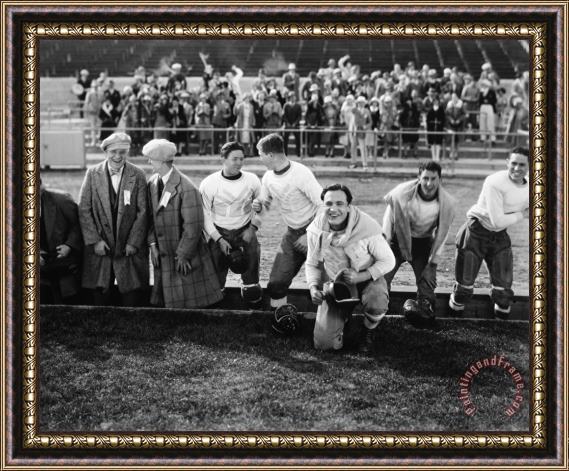 Others Silent Film Still: Sports Framed Painting