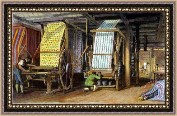 Others Textile Mill: Cotton Framed Print