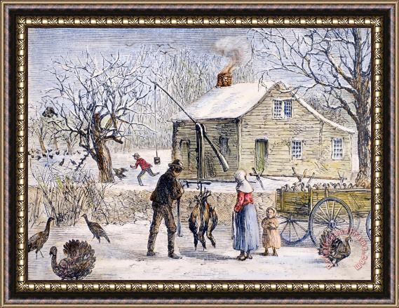 Others Thanksgiving, 1882 Framed Print
