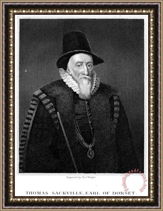 Others Thomas Sackville (1536-1608) Framed Painting