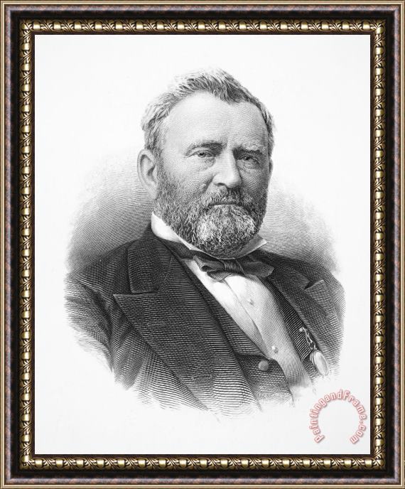 Others Ulysses S. Grant (1822-1885) Framed Painting
