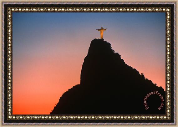 Others View of Christ the Redeemer Framed Painting