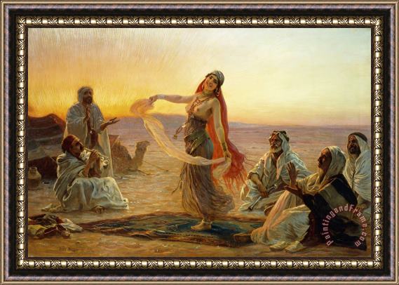 Otto Pilny The Bedouin Dancer Framed Painting