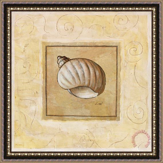 Pablo Esteban Bonnet Shell Framed Painting