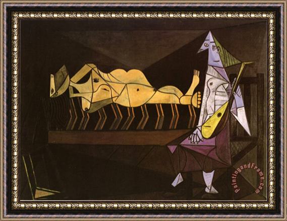 Pablo Picasso Aubade C 1942 Framed Painting