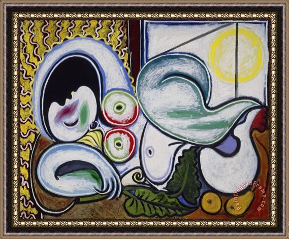 Pablo Picasso Nu Couche (reclining Nude) Framed Print