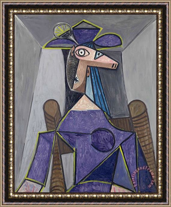 Pablo Picasso Portrait De Femme (dora Maar) Framed Print